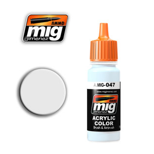 MIG Jimenez MIG 0047 SATIN WHITE (17 ML) (SATIJN WIT)