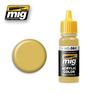 MIG Jimenez MIG 0061 WARM SAND-YELLOW (17 ML)