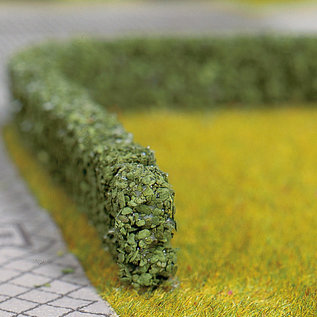 NOCH Noch 21514 Model hedges dark green, 2 pieces, 1,5 x 0,8 cm, each 50 cm long