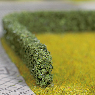 NOCH Noch 21514 Modellhecken dunkelgrün, 2 Stück, 1,5 x 0,8 cm, je 50 cm lang