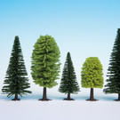 NOCH Noch 26811 Gemengd bos, 25 stuks, 5 - 14 cm hoog