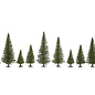 NOCH Noch 26820 Model Fir Trees, 25 pieces, 5 - 14 cm high