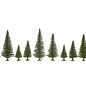 NOCH Noch 26821 Model Fir Trees, 50 pieces, 5 - 14 cm high