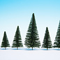 NOCH Noch 26830 Fir Trees with Planting Pin, 25 pieces, 5 - 14 cm high