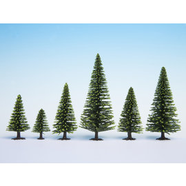 NOCH Noch 26826 Model Fir Trees, 50 pieces, 5 - 14 cm high