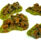 Javis Javis JR1 Bouwpuin (Schaal H0/00, Resin), 2 stuks, ca 4,5 cm