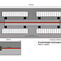 Metcalfe Metcalfe PN913 Double track engine shed (N gauge)