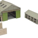 Metcalfe Metcalfe PN951 Manor Farm buildings (N gauge)