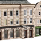 Metcalfe Metcalfe PN971 Bank und Laden in Halbrelief (Spur N)