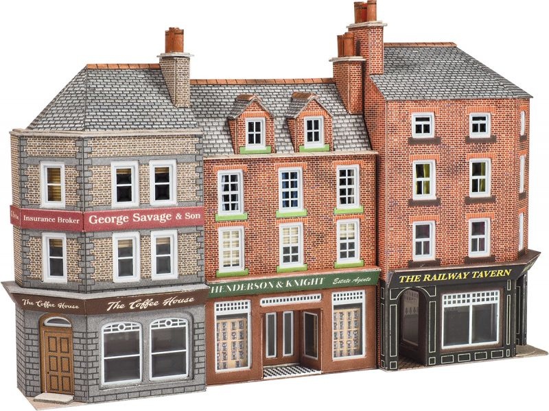 Low Relief Bank & Shops Low Relief Bank & Shops
