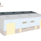 Wills Wills Modern SSM315 Industrie Halle Erweiterung (Spur H0/00)