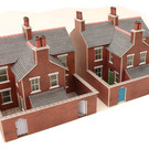 Metcalfe Metcalfe PN103 Terrace Houses in Red Brick (N gauge)