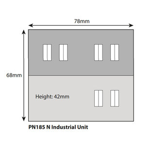 Metcalfe Metcalfe PN185 Industriegebäude (Spur N)