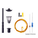 Viessmann  Viessmann 6720 Bouwkit Parklaterne, LED warmwit (schaal H0)