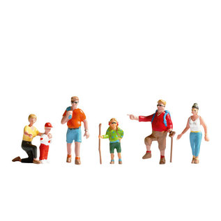 NOCH Noch 15870 Hikers (Gauge H0), 6 figures