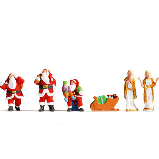 NOCH Noch 15920 Weihnachtsfiguren (Spur H0), 6 Figuren