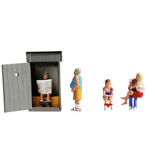 NOCH Noch 15560 Toilet stories (Gauge H0), 4 figures