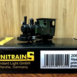 Minitrains Minitrains 2062 Henschel "Riesa" groen narrow gauge loco