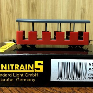 Minitrains Minitrains 5196 narrow gauge passenger car SGB red