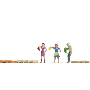 NOCH Noch 15570 Blumengießen (Spur H0), 3 Figuren