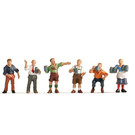 NOCH Noch 15558  Stamgasten (Schaal H0), 6 figuren
