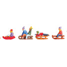 NOCH Noch 15819 Children in the snow (Gauge H0), 6 figures