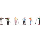 NOCH Noch 15827 Skiërs (Schaal H0), 6 figuren