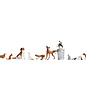 NOCH Noch 15715 Hunde und Katzen (Spur H0), 10 Figuren