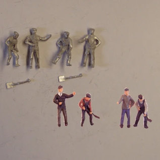 P & D Marsh Models P & D Marsh PW119 Lokbesatzung (Spur H0/OO)