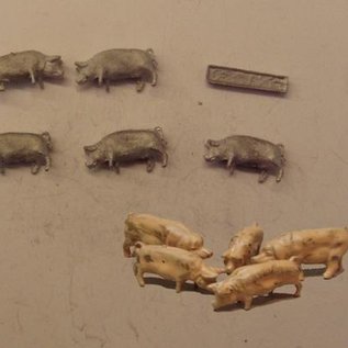 P & D Marsh Models P & D Marsh PW100 Schweine (Spur H0/OO)