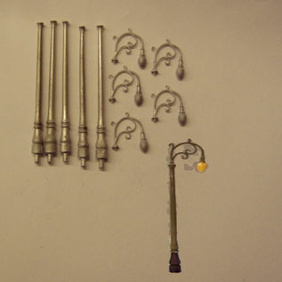 P & D Marsh Models P & D Marsh PW127 Schwanenhalslampen (Spur H0/OO)