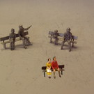 P & D Marsh Models P & D Marsh PW212 Benches & seated people (Gauge H0/OO)