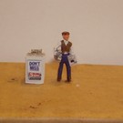 P & D Marsh Models P & D Marsh Z42 Krantenkraam en verkoper (Schaal H0/00)