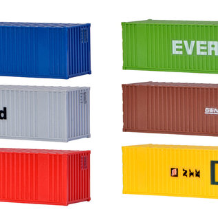 Kibri Kibri 10922 40-Fuß-Container (Spur H0) 6 Stück