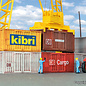 Kibri Kibri 10924 20 ft containers (Schaal H0) 6 stuks