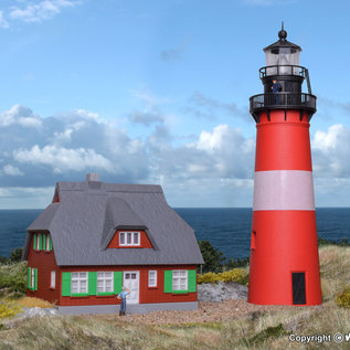 Kibri Kibri 39166 Vuurtoren Hörnum Sylt met bijgebouw (Schaal H0)