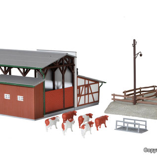 Kibri Kibri 39096 Stable with cattle-loading (Gauge H0)