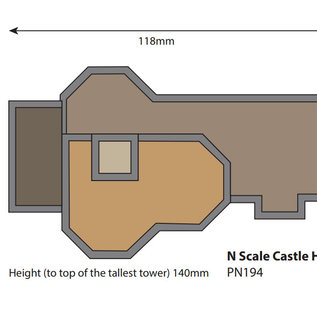 Metcalfe Metcalfe PN194 Burg (Spur N)