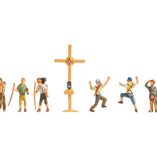 NOCH Noch 36874 Bergwanderer mit Gipfelkreuz (Spur N)