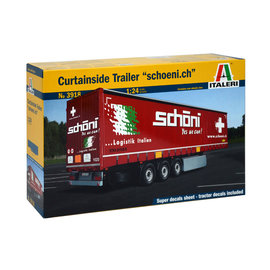 Italeri Italeri 3918 Curtainside trailer "Schoeni.ch" (Scale 1 : 24)