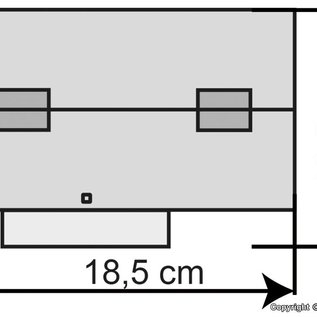Kibri Kibri 37438 Lokschuppen, zweiständig (Spur N)