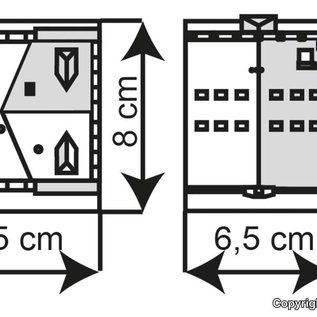 Kibri Kibri 37154 Bürgerhäuser in Tournai (Spur N)