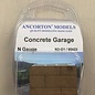 Ancorton Models Ancorton N3-G1 Garagenbox aus Beton (Spur N, 3D print)