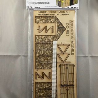 Ancorton Models Ancorton OO-RB1 Große Steinscheune (Spur H0/OO, lasercut)