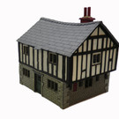 Ancorton Models Ancorton OOTC1 Tudor Cottage (schaal H0/00, lasercut)