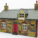 Ancorton Models Ancorton OOH2 Kleines Cottage mit Dachgaube (Spur H0/OO, lasercut)