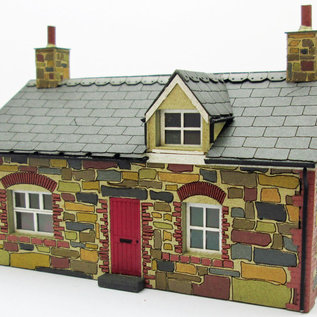 Ancorton Models Ancorton OOH2 Kleines Cottage mit Dachgaube (Spur H0/OO, lasercut)