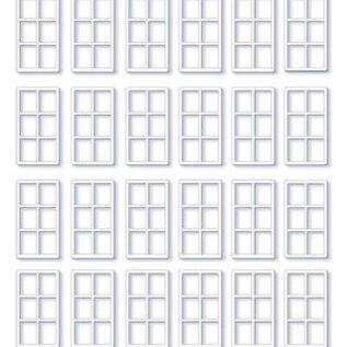 Ratio Ratio 139 Stellwerk Fensterrahmen (Spur H0/00)