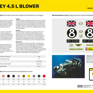 Heller Heller 80722 Bentley Blower (Scale 1:24)