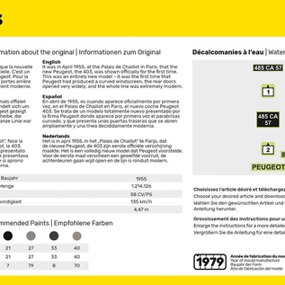 Heller Heller 80161 Peugeot 403 (Maßstab 1:43)
